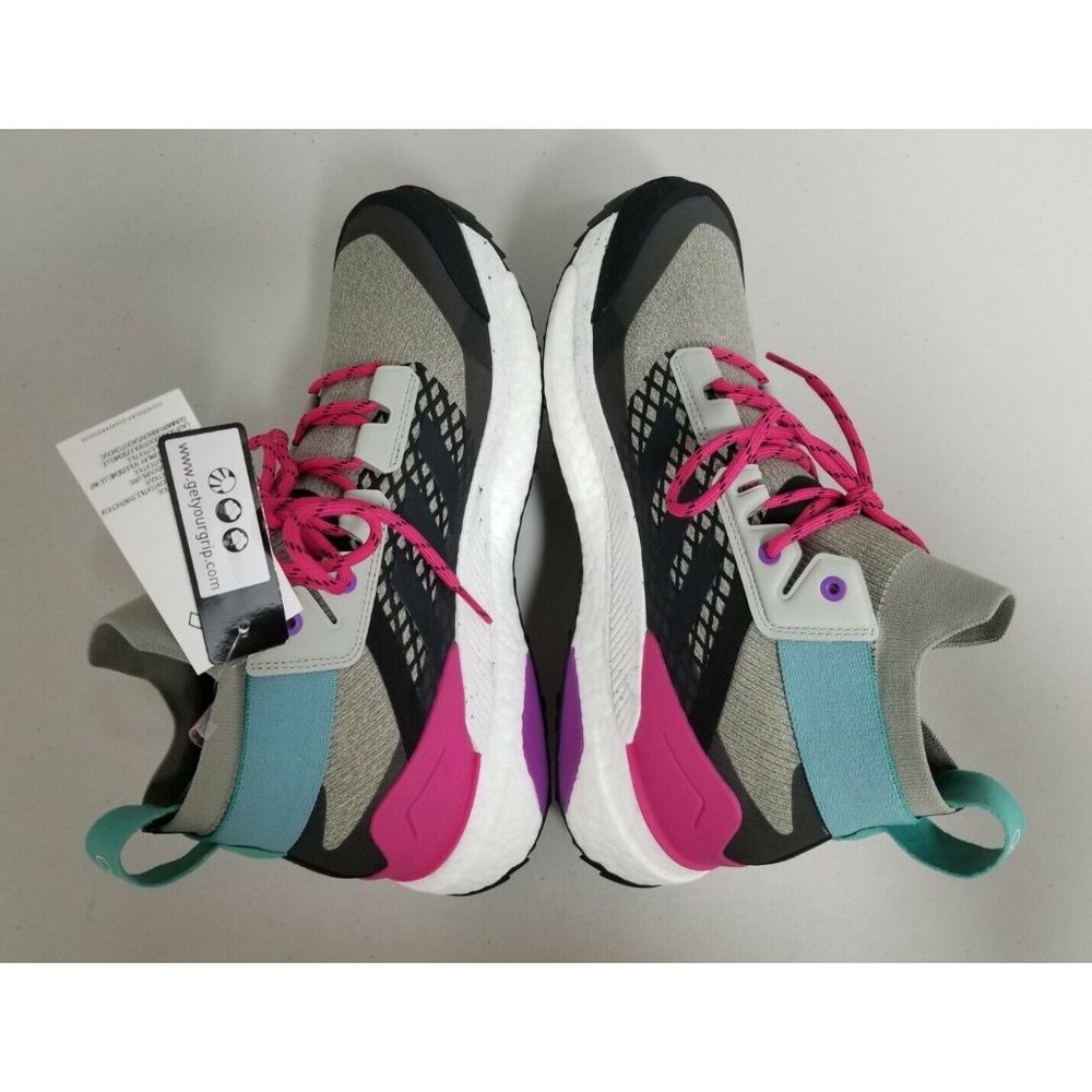 Adidas Terrex Free Hiker Sneakers Sesame Carbon Magenta Mens Size 8.5 - Picture 4 of 7